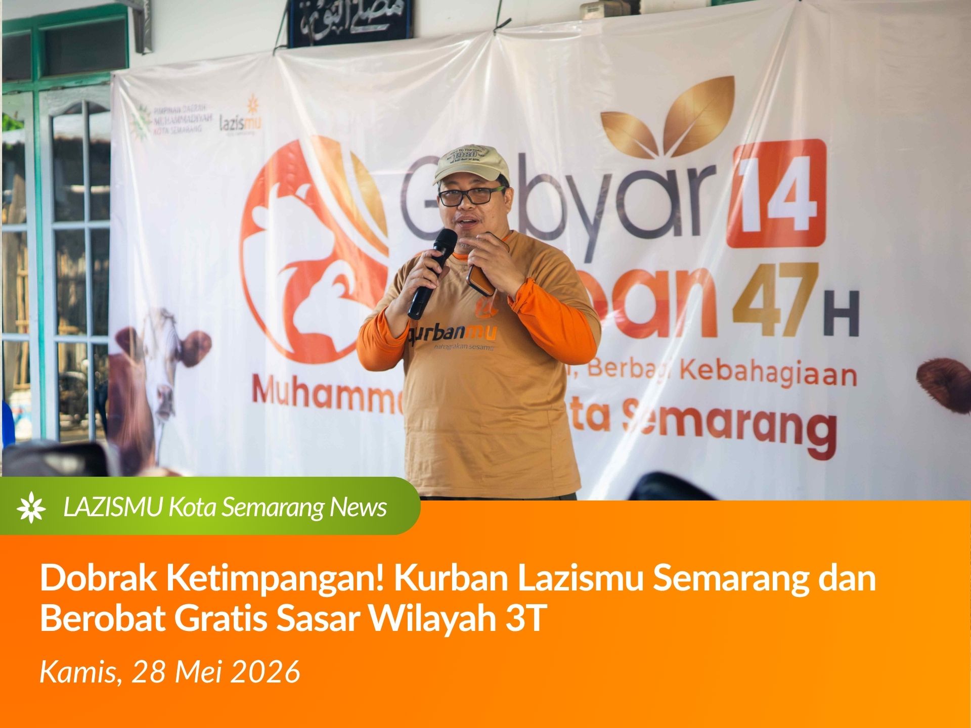 Dobrak Ketimpangan! Kurban Lazismu Semarang dan Berobat Gratis Sasar Wilayah 3T